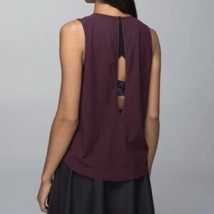 Lululemon Here To There Tank Size 8 Bordeaux Drama